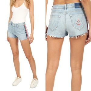 Mother Easy Does It Denim Shorts